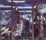 Mikhail Vrubel Knight oil on canvas